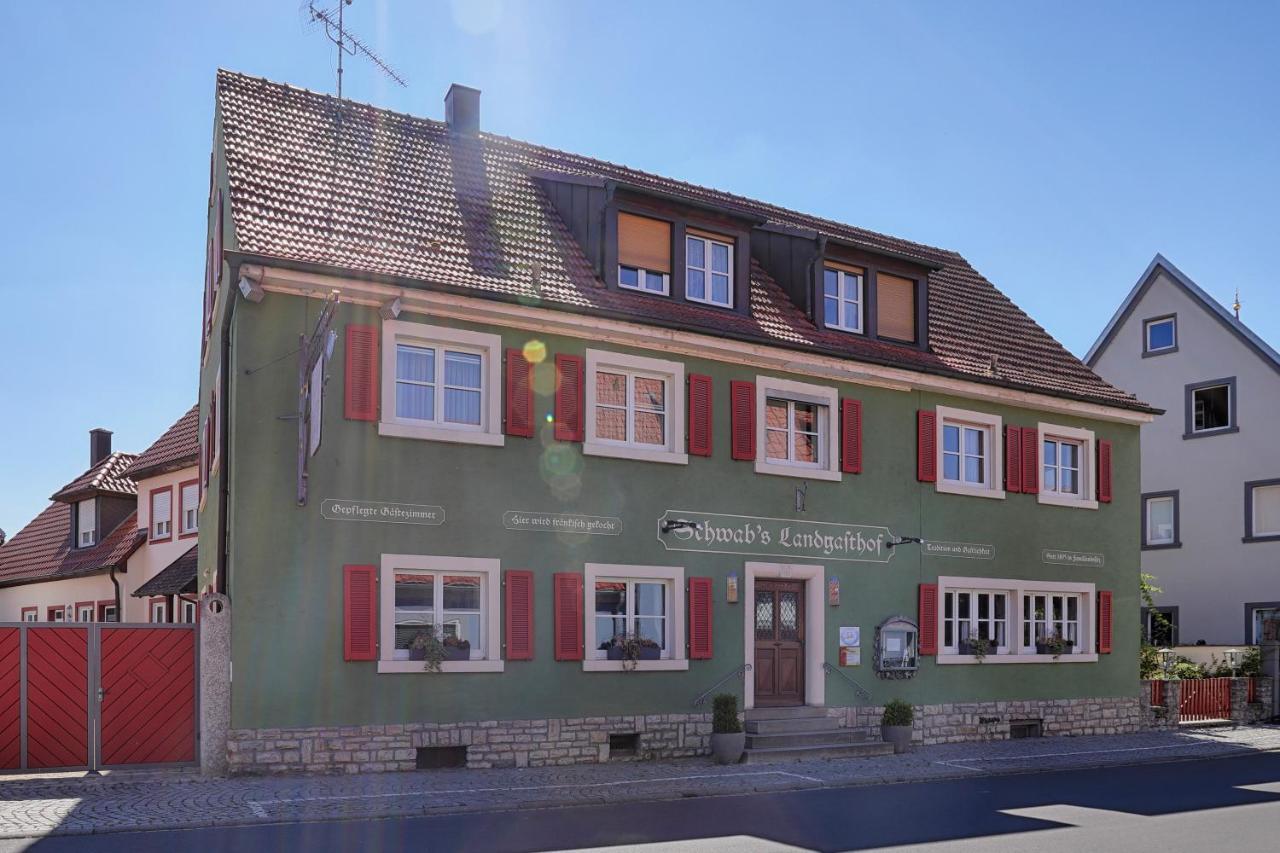Landhotel Schwab - By Homekeepers Schwarzach am Main Exterior foto